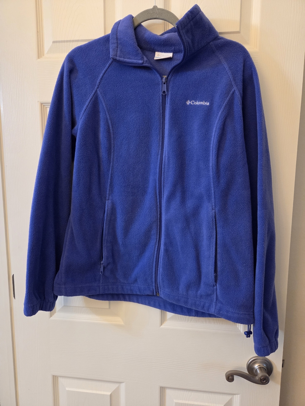 Columbia Women's Full-Zip Fleece Jacket in Royal Blue/purple